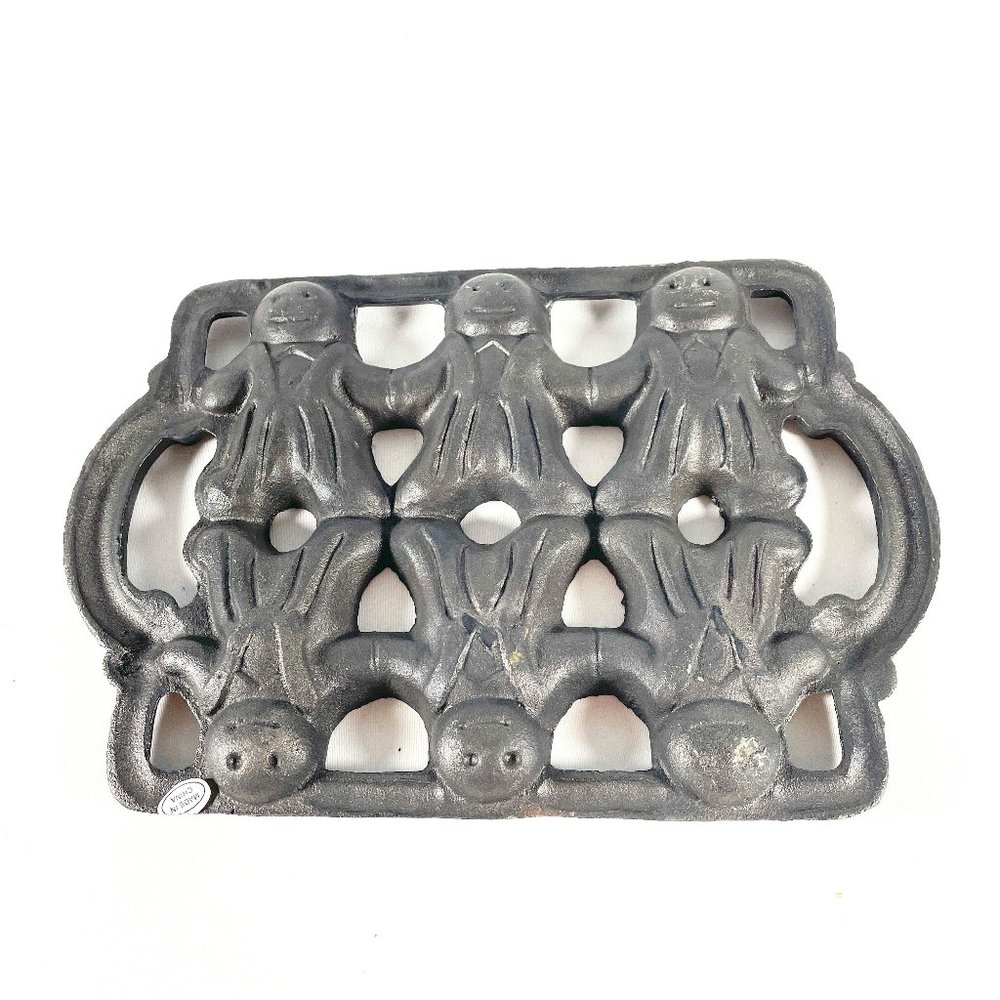 JOHN WRIGHT New Cast Iron Gingerbread Muffin Baking/Chocolate Mold/Pan